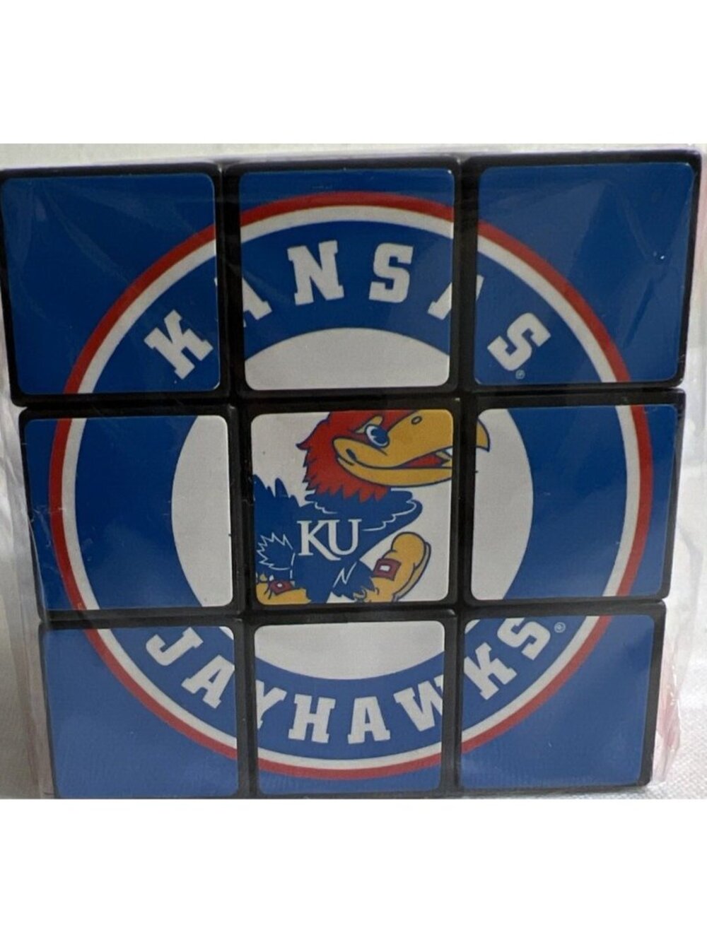 University Kansas KU Jayhawks Speed Cube Skill Puzzle Fidget Toy